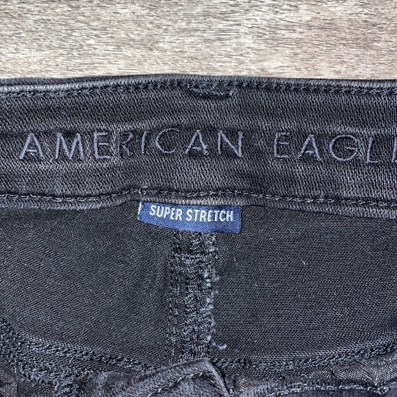 American Eagle Extra High Rise Black Jeggings - Picture 4 of 9
